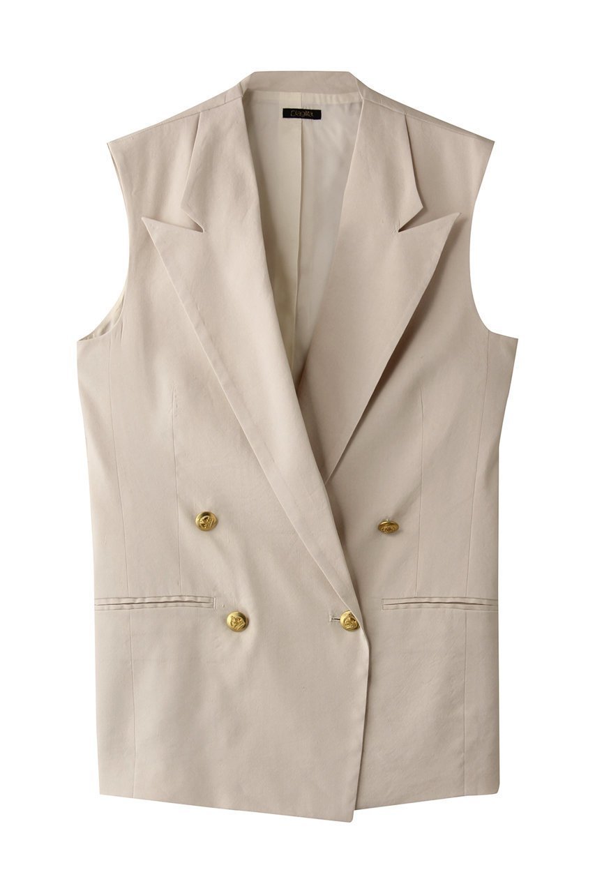 【デザイン ワークス/DESIGN WORKS】のリネンストレッチベスト 人気、トレンドファッション・服の通販 founy(ファニー) ファッション Fashion レディースファッション Fashion for Women アウター Coat / Outerwear Collection レディースジャケット・軽アウター Jackets ジャケット Jacket, Outerwear ストレッチ Stretch, Stretchy Fabric ベスト Vest, Waistcoat リネン Linen, Linen Fabric 夏 Summer 軽量 Lightweight, Ultra Light other-1|ID: prp329100004523625 ipo3291000000034956314