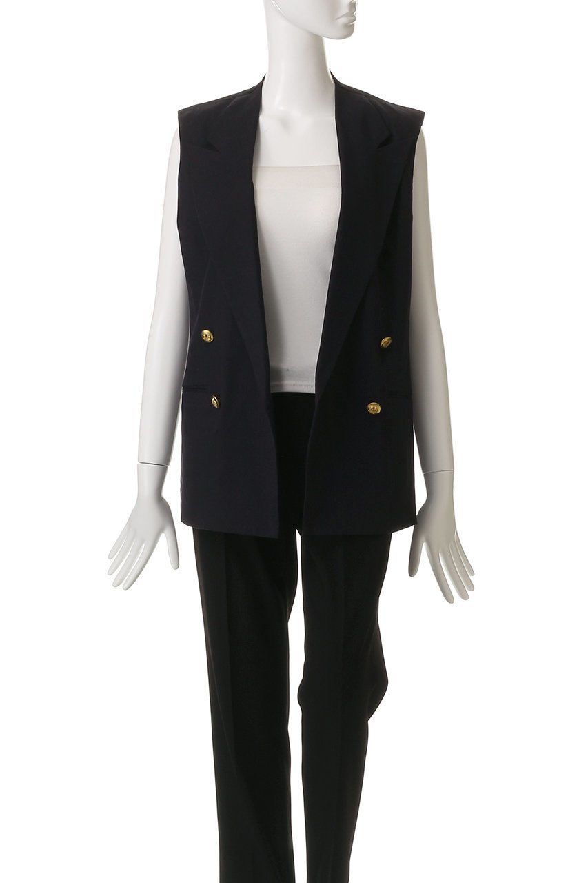 【デザイン ワークス/DESIGN WORKS】のリネンストレッチベスト 人気、トレンドファッション・服の通販 founy(ファニー) 　ファッション　Fashion　レディースファッション　Fashion for Women　アウター　Coat / Outerwear Collection　レディースジャケット・軽アウター　Jackets　ジャケット　Jacket, Outerwear　ストレッチ　Stretch, Stretchy Fabric　ベスト　Vest, Waistcoat　リネン　Linen, Linen Fabric　夏　Summer　軽量　Lightweight, Ultra Light　other-7|ID: prp329100004523625 ipo3291000000035551929