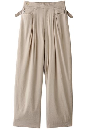 【デザイン ワークス/DESIGN WORKS】 リネンストレッチタックワイドパンツ人気、トレンドファッション・服の通販 founy(ファニー) ファッション Fashion レディースファッション WOMEN パンツ Pants おすすめ Recommend ジャケット Jacket フォルム Form フロント Front マニッシュ Mannish リネン Linen ワイド Wide 夏 Summer 定番 Standard NEW・新作・新着・新入荷 New Arrivals |ID:prp329100004523627