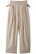 【デザイン ワークス/DESIGN WORKS】のリネンストレッチタックワイドパンツ ベージュ|ID: prp329100004523627 ipo3291000000031999148