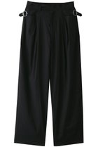【デザイン ワークス/DESIGN WORKS】のリネンストレッチタックワイドパンツ ネイビー|ID: prp329100004523627 ipo3291000000031999149