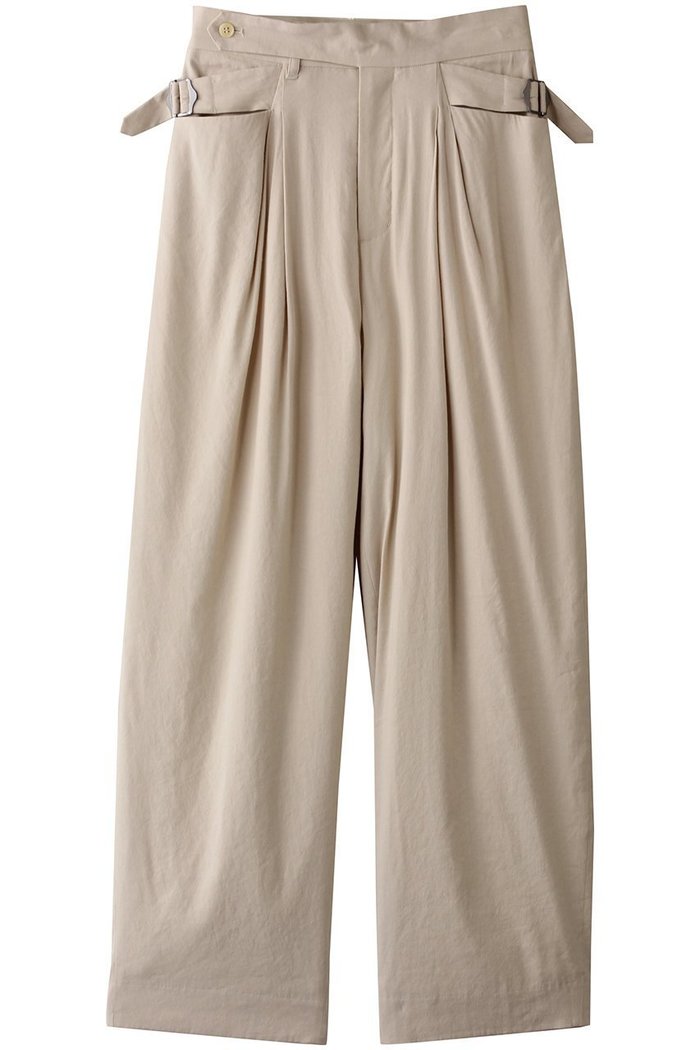 【デザイン ワークス/DESIGN WORKS】のリネンストレッチタックワイドパンツ インテリア・キッズ・メンズ・レディースファッション・服の通販 founy(ファニー) https://founy.com/ ファッション Fashion レディースファッション Fashion for Women パンツ Pants & Trousers おすすめ Recommended / Our Picks ジャケット Jacket, Outerwear フォルム Silhouette, Form フロント Front, Front Design マニッシュ Mannish, Boyish リネン Linen, Linen Fabric ワイド Wide, Wide Fit 夏 Summer 定番 Standard, Basic Item |ID: prp329100004523627 ipo3291000000034957566