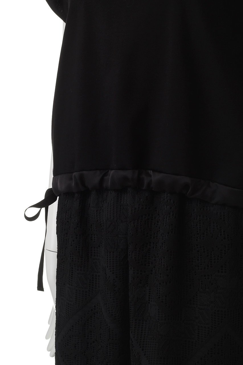 【デザイン ワークス/DESIGN WORKS】の2WAYレイヤードレースワンピース 人気、トレンドファッション・服の通販 founy(ファニー) 　ファッション　Fashion　レディースファッション　WOMEN　ワンピース　Dress　チュニック　Tunic　なめらか　Smooth　カットソー　Cut And Sew　チュニック　Tunic　パーティ　Party　レース　Race　ロング　Long　NEW・新作・新着・新入荷　New Arrivals　旅行　Travel　other-5|ID: prp329100004523629 ipo3291000000031999164