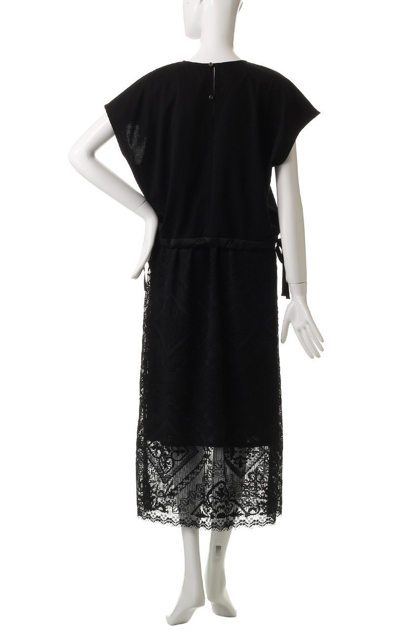 【デザイン ワークス/DESIGN WORKS】の2WAYレイヤードレースワンピース 人気、トレンドファッション・服の通販 founy(ファニー) 　ファッション　Fashion　レディースファッション　Fashion for Women　ワンピース　Dresses　チュニック　Tunic Tops & Dresses　なめらか　Smooth, Silky Texture　カットソー　Cut and Sewn Top　チュニック　Tunic, Long Top　パーティ　Party, Party Style　レース　Lace, Lace Fabric　ロング　Long, Long-Length　旅行　Travel　other-4|ID: prp329100004523629 ipo3291000000034954699