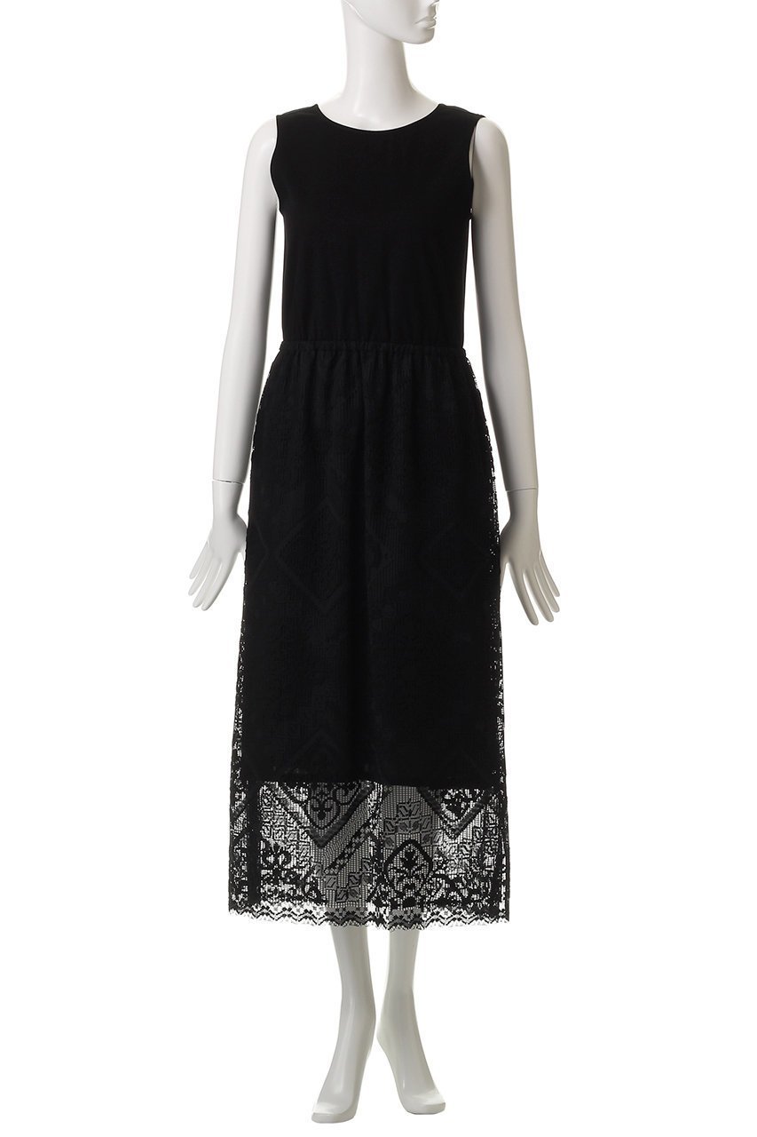 【デザイン ワークス/DESIGN WORKS】の2WAYレイヤードレースワンピース 人気、トレンドファッション・服の通販 founy(ファニー) 　ファッション　Fashion　レディースファッション　Fashion for Women　ワンピース　Dresses　チュニック　Tunic Tops & Dresses　なめらか　Smooth, Silky Texture　カットソー　Cut and Sewn Top　チュニック　Tunic, Long Top　パーティ　Party, Party Style　レース　Lace, Lace Fabric　ロング　Long, Long-Length　旅行　Travel　other-6|ID: prp329100004523629 ipo3291000000034954703