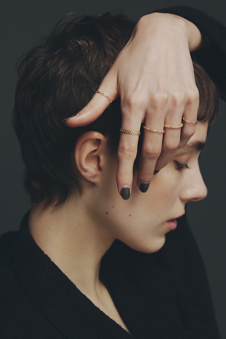 【ルボンボン/les bonbon】のK18 Laura リング 人気、トレンドファッション・服の通販 founy(ファニー) 　ファッション　Fashion　レディースファッション　Fashion for Women　ジュエリー　Jewelry　ジャケット　Jacket, Outerwear　チェーン　Chain, Chain Strap　other-2|ID: prp329100004523650 ipo3291000000036066275