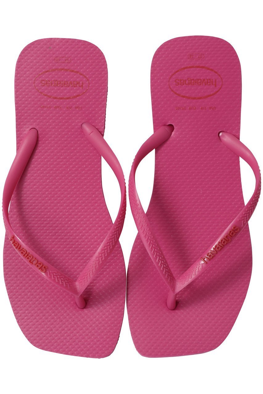 【ハワイアナス/havaianas】のSLIM SQUARE LOGO POP UP ビーチサンダル インテリア・キッズ・メンズ・レディースファッション・服の通販 founy(ファニー) 　ファッション　Fashion　レディースファッション　WOMEN　サンダル　Sandals　トレンド　Trend　ビーチ　Beach　夏　Summer　定番　Standard　NEW・新作・新着・新入荷　New Arrivals　ピンクフリックス|ID: prp329100004523667 ipo3291000000031999387