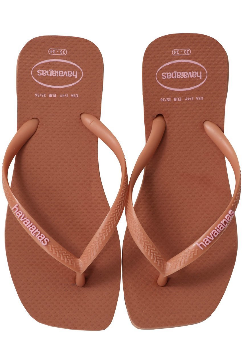 【ハワイアナス/havaianas】のSLIM SQUARE LOGO POP UP ビーチサンダル インテリア・キッズ・メンズ・レディースファッション・服の通販 founy(ファニー) 　ファッション　Fashion　レディースファッション　WOMEN　サンダル　Sandals　トレンド　Trend　ビーチ　Beach　夏　Summer　定番　Standard　NEW・新作・新着・新入荷　New Arrivals　ピンククレイ|ID: prp329100004523667 ipo3291000000031999388