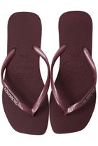 【ハワイアナス/havaianas】のSLIM SQUARE LOGO METALLIC ビーチサンダル アマランス|ID: prp329100004523668 ipo3291000000031999399
