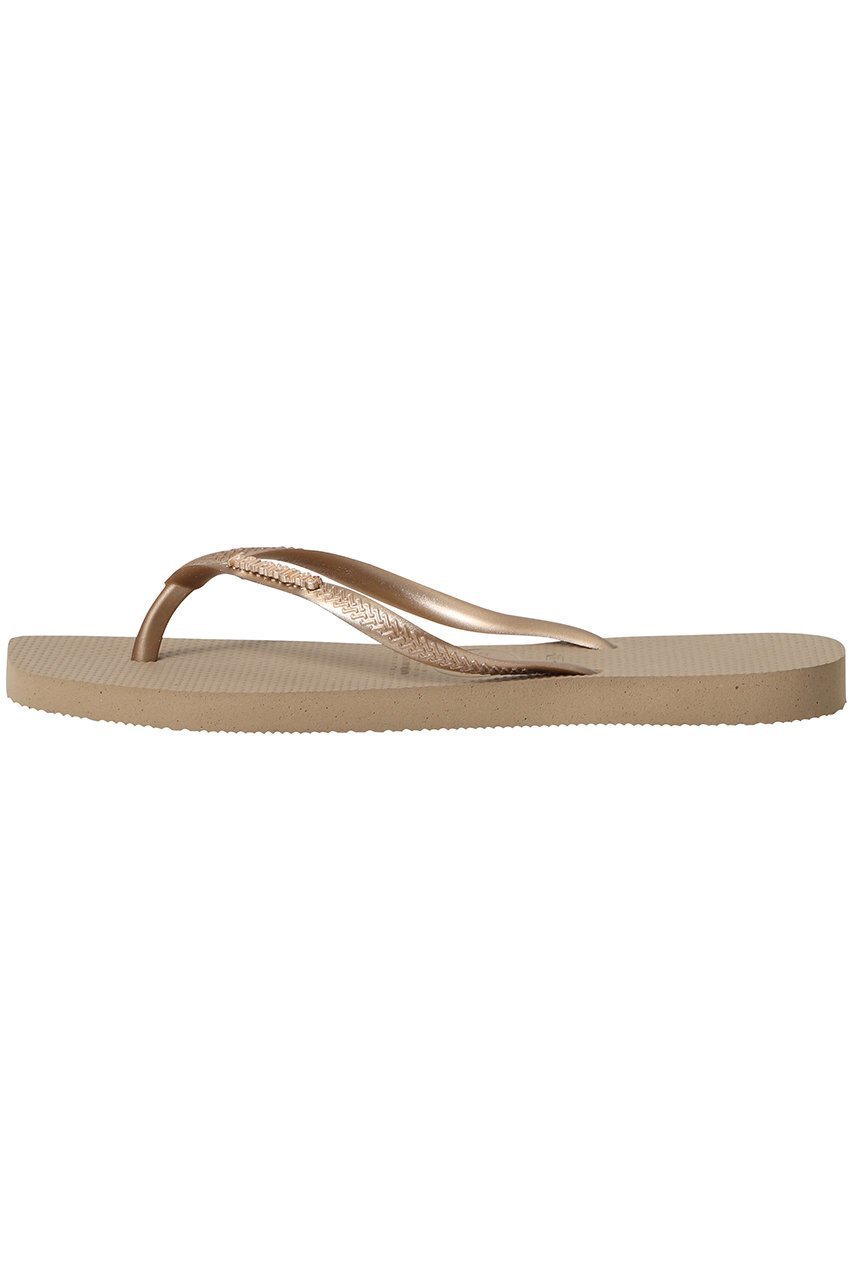 【ハワイアナス/havaianas】のSLIM SQUARE LOGO METALLIC ビーチサンダル 人気、トレンドファッション・服の通販 founy(ファニー) 　ファッション　Fashion　レディースファッション　WOMEN　サンダル　Sandals　スタイリッシュ　Stylish　ビーチ　Beach　フォルム　Form　メタリック　Metallic　ラップ　Wrap　NEW・新作・新着・新入荷　New Arrivals　other-2|ID: prp329100004523668 ipo3291000000031999402