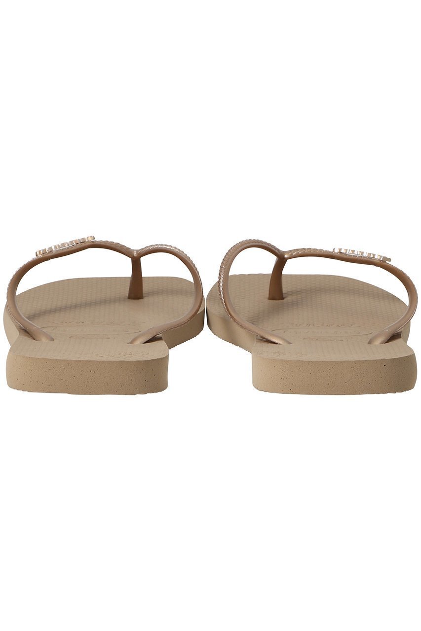 【ハワイアナス/havaianas】のSLIM SQUARE LOGO METALLIC ビーチサンダル 人気、トレンドファッション・服の通販 founy(ファニー) 　ファッション　Fashion　レディースファッション　WOMEN　サンダル　Sandals　スタイリッシュ　Stylish　ビーチ　Beach　フォルム　Form　メタリック　Metallic　ラップ　Wrap　NEW・新作・新着・新入荷　New Arrivals　other-3|ID: prp329100004523668 ipo3291000000031999403