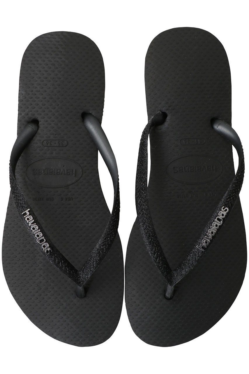 【ハワイアナス/havaianas】のSLIM GLITTER II ビーチサンダル インテリア・キッズ・メンズ・レディースファッション・服の通販 founy(ファニー) ファッション Fashion レディースファッション Fashion for Women グリッター Glitter, Sparkle サンダル Sandals, Summer Shoes パーティ Party, Party Style ビーチ Beach, Seaside ラップ Wrap, Wrap Design リゾート Resort, Vacation Style 夏 Summer ブラック|ID: prp329100004523672 ipo3291000000036757401