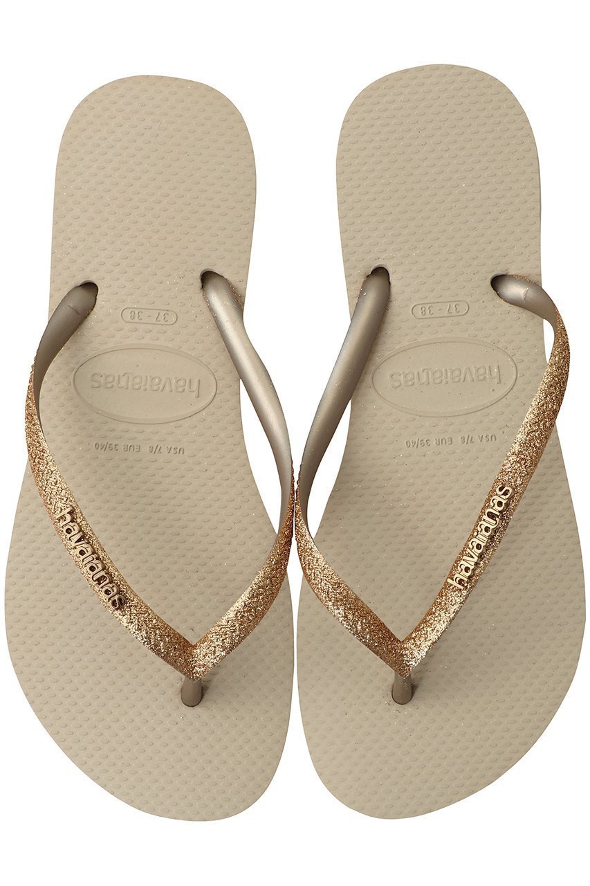 【ハワイアナス/havaianas】のSLIM GLITTER II ビーチサンダル インテリア・キッズ・メンズ・レディースファッション・服の通販 founy(ファニー) ファッション Fashion レディースファッション Fashion for Women グリッター Glitter, Sparkle サンダル Sandals, Summer Shoes パーティ Party, Party Style ビーチ Beach, Seaside ラップ Wrap, Wrap Design リゾート Resort, Vacation Style 夏 Summer サンド×ゴールデンライト|ID: prp329100004523672 ipo3291000000036757402