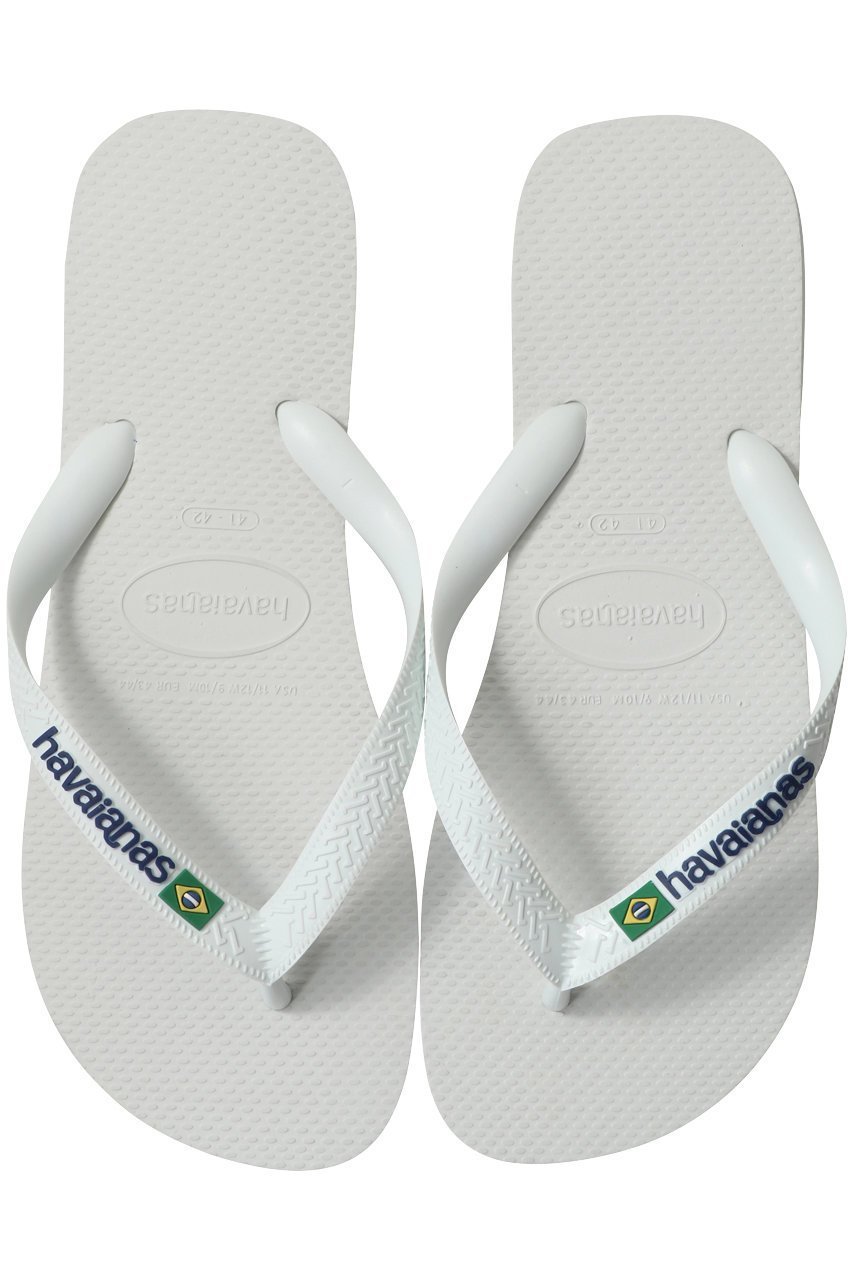 【ハワイアナス/havaianas】のBRASIL LOGO ビーチサンダル インテリア・キッズ・メンズ・レディースファッション・服の通販 founy(ファニー) 　ファッション　Fashion　レディースファッション　WOMEN　サマー　Summer　サンダル　Sandals　シンプル　Simple　トレンド　Trend　ビーチ　Beach　ラップ　Wrap　NEW・新作・新着・新入荷　New Arrivals　ホワイト|ID: prp329100004523677 ipo3291000000031999448