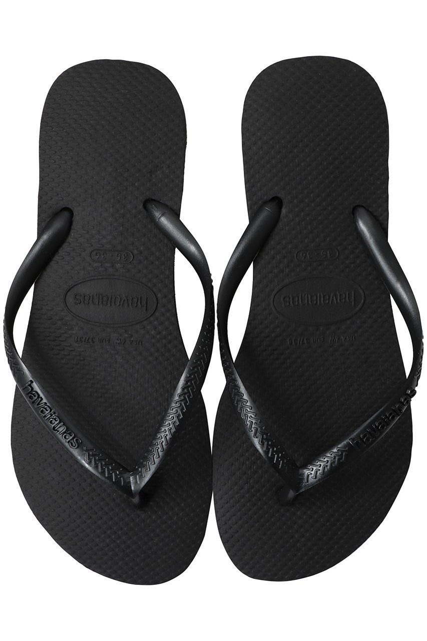 【ハワイアナス/havaianas】のSLIM ビーチサンダル インテリア・キッズ・メンズ・レディースファッション・服の通販 founy(ファニー) 　ファッション　Fashion　レディースファッション　WOMEN　コレクション　Collection　サンダル　Sandals　スタイリッシュ　Stylish　ビーチ　Beach　ラップ　Wrap　人気　Popularity　NEW・新作・新着・新入荷　New Arrivals　ブラック|ID: prp329100004523680 ipo3291000000031999465
