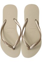 【ハワイアナス/havaianas】のSLIM ビーチサンダル サンドグレー×ライトゴールデン|ID: prp329100004523680 ipo3291000000031999466