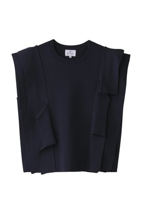 【ランバン オン ブルー/LANVIN en Bleu】のスクエアフリルニット 人気、トレンドファッション・服の通販 founy(ファニー) ファッション Fashion レディースファッション WOMEN トップス・カットソー Tops/Tshirt ニット Knit Tops プルオーバー Pullover スクエア Square ドレープ Drape フリル Frills ボトム Bottom エレガント 上品 Elegant NEW・新作・新着・新入荷 New Arrivals |ID:prp329100004523684