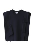 【ランバン オン ブルー/LANVIN en Bleu】のスクエアフリルニット 人気、トレンドファッション・服の通販 founy(ファニー) ファッション Fashion レディースファッション WOMEN トップス・カットソー Tops/Tshirt ニット Knit Tops プルオーバー Pullover スクエア Square ドレープ Drape フリル Frills ボトム Bottom エレガント 上品 Elegant NEW・新作・新着・新入荷 New Arrivals |ID:prp329100004523684