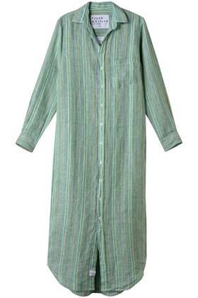 【フランク&アイリーン/Frank&Eileen】のRORY イタリアンリネン グリーンマルチストライプロングシャツ 人気、トレンドファッション・服の通販 founy(ファニー) ファッション Fashion レディースファッション WOMEN トップス・カットソー Tops/Tshirt シャツ/ブラウス Shirts/Blouses サマー Summer スタイリッシュ Stylish ストライプ Stripe スリム Slim スリーブ Sleeve リネン Linen ロング Long 夏 Summer NEW・新作・新着・新入荷 New Arrivals |ID:prp329100004523709