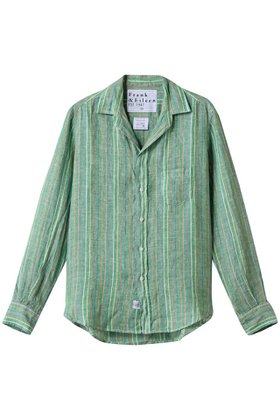 【フランク&アイリーン/Frank&Eileen】のEILEEN イタリアンリネン グリーンマルチストライプシャツ 人気、トレンドファッション・服の通販 founy(ファニー) ファッション Fashion レディースファッション WOMEN トップス・カットソー Tops/Tshirt シャツ/ブラウス Shirts/Blouses スタイリッシュ Stylish ストライプ Stripe スリーブ Sleeve フィット Fit リネン Linen リラックス Relax ロング Long 夏 Summer NEW・新作・新着・新入荷 New Arrivals |ID:prp329100004523710