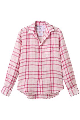 【フランク&アイリーン/Frank&Eileen】のEILEEN イタリアンリネン ピンクチェックシャツ 人気、トレンドファッション・服の通販 founy(ファニー) ファッション Fashion レディースファッション WOMEN トップス・カットソー Tops/Tshirt シャツ/ブラウス Shirts/Blouses スリーブ Sleeve チェック Check デニム Denim フェミニン Feminine リネン Linen ロング Long 夏 Summer NEW・新作・新着・新入荷 New Arrivals 春 Spring S/S・春夏 Ss・Spring/Summer |ID:prp329100004523711