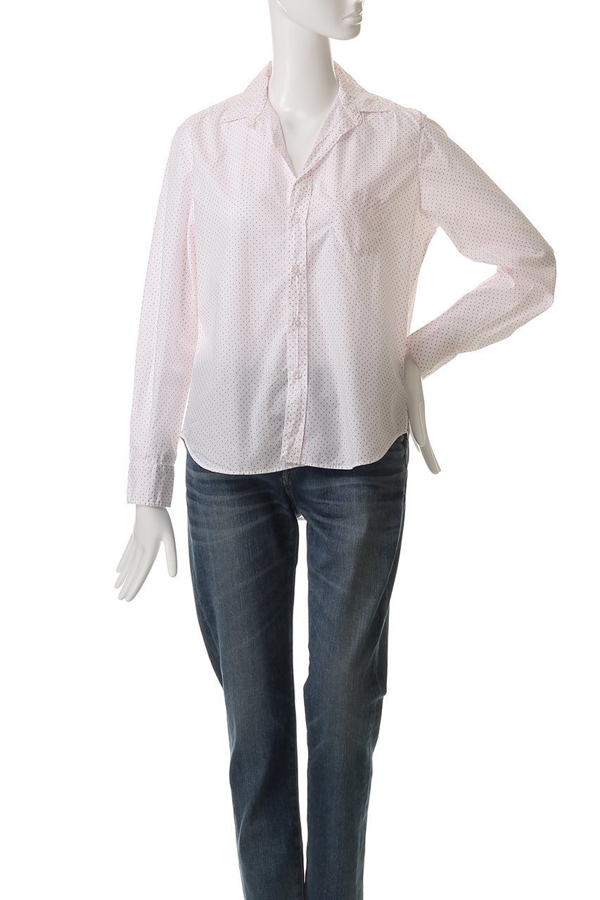 【フランク&アイリーン/Frank&Eileen】のEILEEN イタリアンコットン レッドドットシャツ 人気、トレンドファッション・服の通販 founy(ファニー) 　ファッション　Fashion　レディースファッション　WOMEN　トップス・カットソー　Tops/Tshirt　シャツ/ブラウス　Shirts/Blouses　スリーブ　Sleeve　ドット　Dot　ポケット　Pocket　ロング　Long　定番　Standard　NEW・新作・新着・新入荷　New Arrivals　無地　Plain Color　other-2|ID: prp329100004523713 ipo3291000000031999696