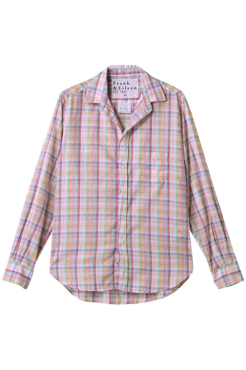【フランク&アイリーン/Frank&Eileen】のEILEEN イタリアンコットン マルチチェックシャツ 人気、トレンドファッション・服の通販 founy(ファニー) 　ファッション　Fashion　レディースファッション　WOMEN　トップス・カットソー　Tops/Tshirt　シャツ/ブラウス　Shirts/Blouses　サマー　Summer　スリーブ　Sleeve　チェック　Check　トレンド　Trend　ロング　Long　今季　This Season　NEW・新作・新着・新入荷　New Arrivals　 other-1|ID: prp329100004523715 ipo3291000000031999706