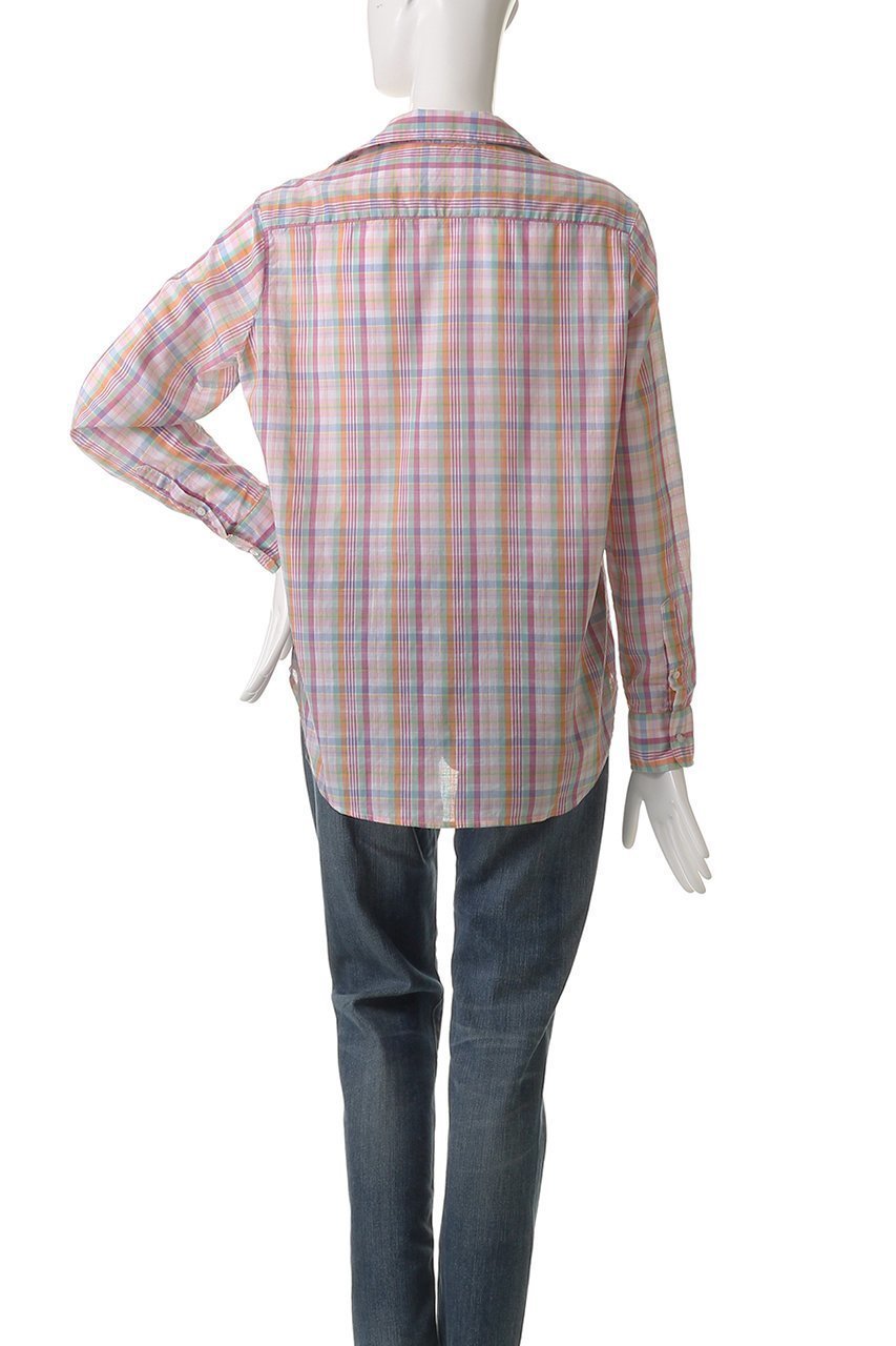 【フランク&アイリーン/Frank&Eileen】のEILEEN イタリアンコットン マルチチェックシャツ 人気、トレンドファッション・服の通販 founy(ファニー) 　ファッション　Fashion　レディースファッション　WOMEN　トップス・カットソー　Tops/Tshirt　シャツ/ブラウス　Shirts/Blouses　サマー　Summer　スリーブ　Sleeve　チェック　Check　トレンド　Trend　ロング　Long　今季　This Season　NEW・新作・新着・新入荷　New Arrivals　other-4|ID: prp329100004523715 ipo3291000000031999710