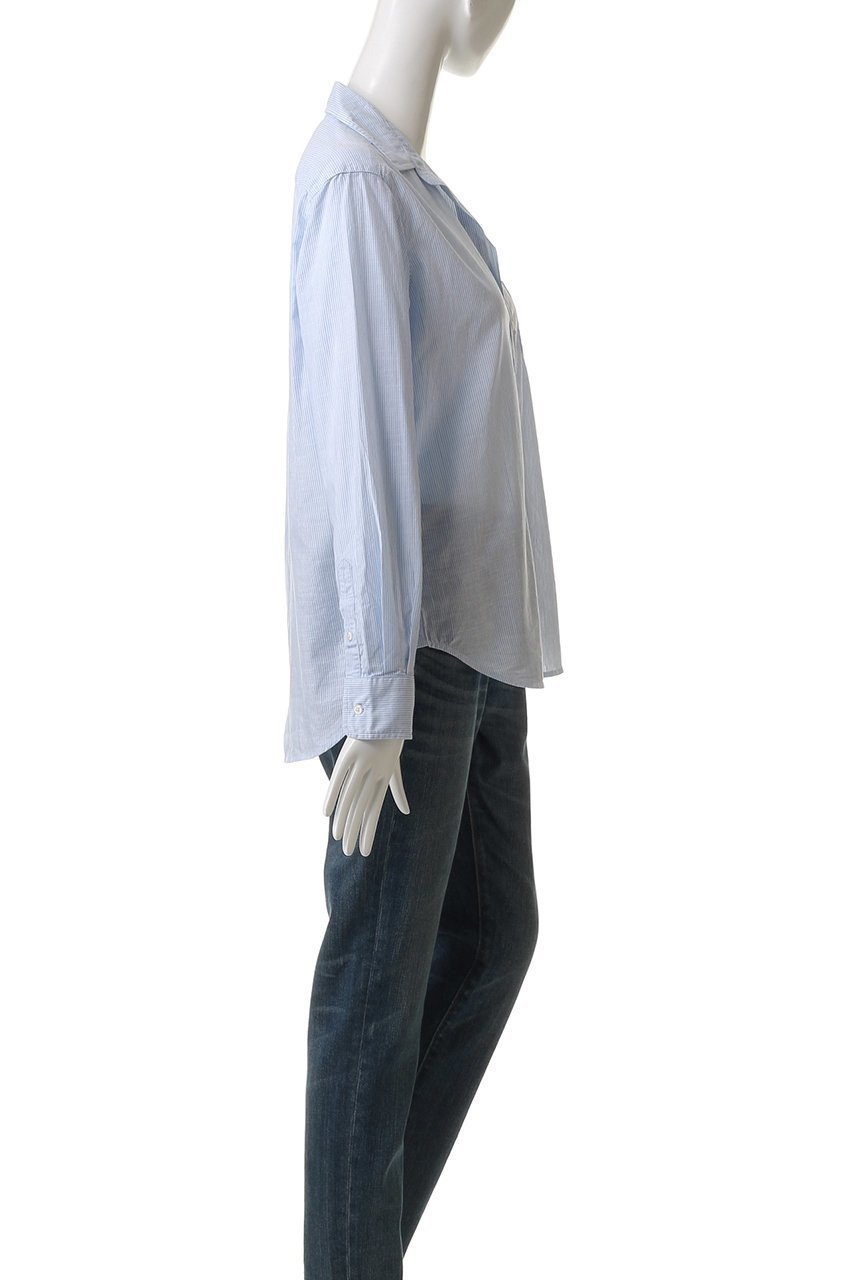 【フランク&アイリーン/Frank&Eileen】のEILEEN イタリアンコットン ブルーストライプシャツ 人気、トレンドファッション・服の通販 founy(ファニー) 　ファッション　Fashion　レディースファッション　WOMEN　トップス・カットソー　Tops/Tshirt　シャツ/ブラウス　Shirts/Blouses　スリーブ　Sleeve　ベーシック　Basic　ロング　Long　定番　Standard　NEW・新作・新着・新入荷　New Arrivals　other-3|ID: prp329100004523716 ipo3291000000031999715