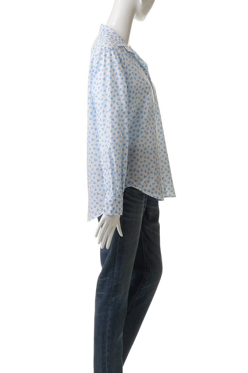 【フランク&アイリーン/Frank&Eileen】のEILEEN イタリアンコットン ハートプリントシャツ 人気、トレンドファッション・服の通販 founy(ファニー) 　ファッション　Fashion　レディースファッション　WOMEN　トップス・カットソー　Tops/Tshirt　シャツ/ブラウス　Shirts/Blouses　スリーブ　Sleeve　デニム　Denim　プリント　Print　ロング　Long　NEW・新作・新着・新入荷　New Arrivals　other-3|ID: prp329100004523717 ipo3291000000031999721