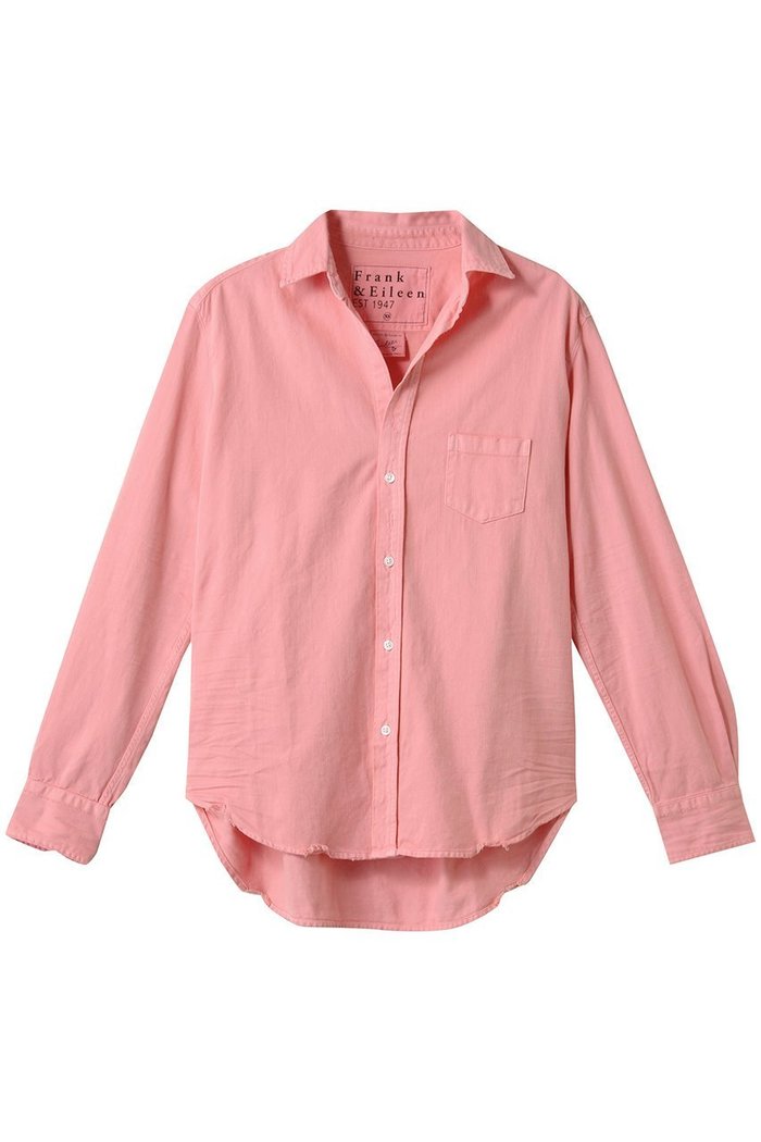 【フランク&アイリーン/Frank&Eileen】のEILEEN イタリアンフェイマスデニム カラーシャツ インテリア・キッズ・メンズ・レディースファッション・服の通販 founy(ファニー) https://founy.com/ ファッション Fashion レディースファッション Fashion for Women トップス・カットソー Cut & Sew Tops シャツ・ブラウス・オフィスカジュアル Elegant Blouses & Button-Ups シンプル Simple, Minimal スリーブ Sleeve, Long Sleeve / Short Sleeve ダメージ Distressed, Destroyed フレア Flare, Flared ポケット Pocket, Pocket Detail マニッシュ Mannish, Boyish ロング Long, Long-Length |ID: prp329100004523718 ipo3291000000036082504