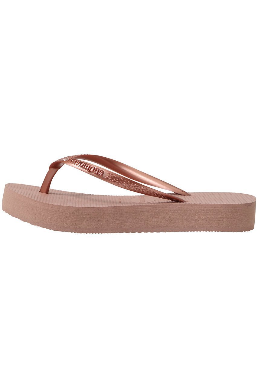 【ハワイアナス/havaianas】のSLIM FLATFORM ビーチサンダル 人気、トレンドファッション・服の通販 founy(ファニー) 　ファッション　Fashion　レディースファッション　WOMEN　サンダル　Sandals　ビーチ　Beach　フォーム　Form　フラット　Flat　メタリック　Metallic　モダン　Modern　ラップ　Wrap　リゾート　Resort　厚底　Platforms　NEW・新作・新着・新入荷　New Arrivals　other-2|ID: prp329100004523721 ipo3291000000031999752