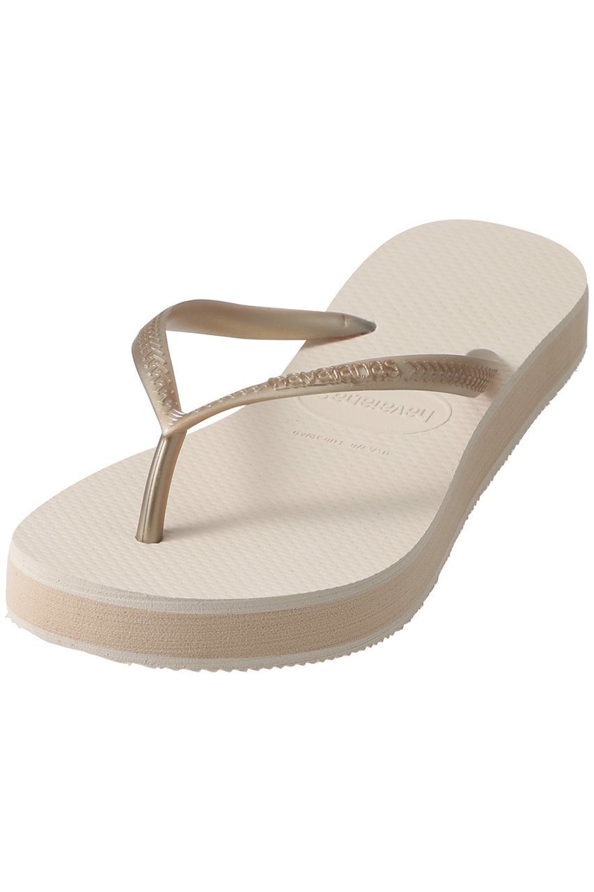 【ハワイアナス/havaianas】のSLIM FLATFORM ビーチサンダル インテリア・キッズ・メンズ・レディースファッション・服の通販 founy(ファニー) 　ファッション　Fashion　レディースファッション　Ladies' Fashion Online　サンダル　Sandals　ビーチ　Beach　モダン　Modern　リゾート　Resort　厚底　Platforms　ベージュ|ID: prp329100004523721 ipo3291000000032197003