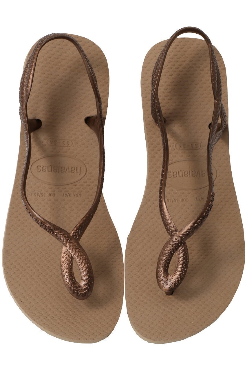 【ハワイアナス/havaianas】のLUNA ビーチサンダル インテリア・キッズ・メンズ・レディースファッション・服の通販 founy(ファニー) 　ファッション　Fashion　レディースファッション　Fashion for Women　アンクル　Ankle-Length Design　サンダル　Sandals, Summer Shoes　シンプル　Simple, Minimal　ビーチ　Beach, Seaside　ラップ　Wrap, Wrap Design　リゾート　Resort, Vacation Style　ローズゴールド|ID: prp329100004523722 ipo3291000000036045413