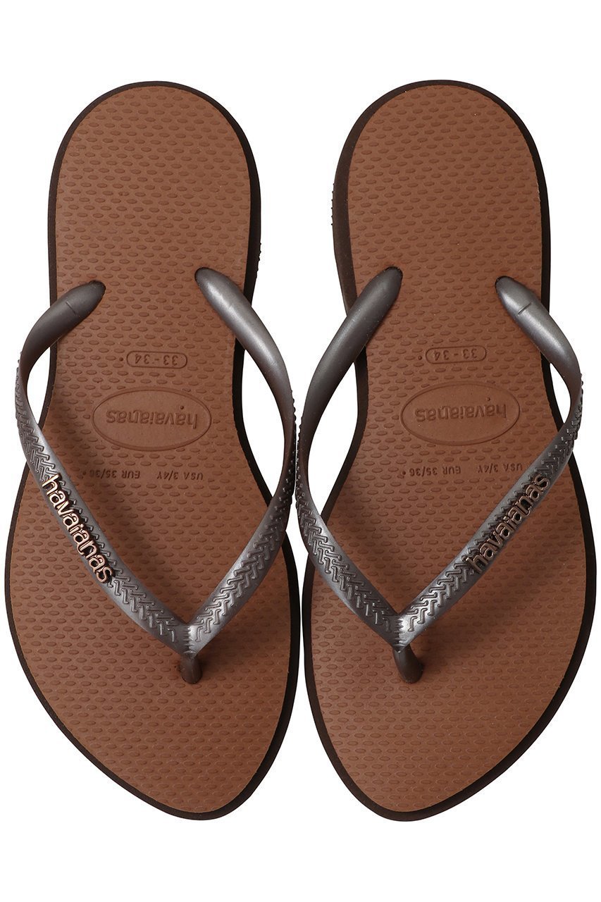 【ハワイアナス/havaianas】のSLIM POINT ビーチサンダル インテリア・キッズ・メンズ・レディースファッション・服の通販 founy(ファニー) 　ファッション　Fashion　レディースファッション　WOMEN　サマー　Summer　サンダル　Sandals　ビーチ　Beach　夏　Summer　定番　Standard　NEW・新作・新着・新入荷　New Arrivals　旅行　Travel　ダークブラウン|ID: prp329100004523723 ipo3291000000031999766