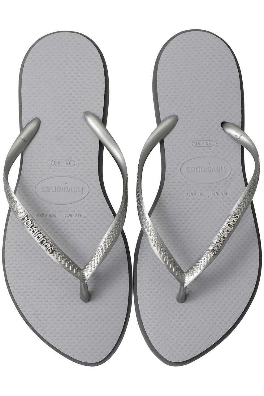 【ハワイアナス/havaianas】のSLIM POINT ビーチサンダル インテリア・キッズ・メンズ・レディースファッション・服の通販 founy(ファニー) 　ファッション　Fashion　レディースファッション　WOMEN　サマー　Summer　サンダル　Sandals　ビーチ　Beach　夏　Summer　定番　Standard　NEW・新作・新着・新入荷　New Arrivals　旅行　Travel　スチールグレー|ID: prp329100004523723 ipo3291000000031999767