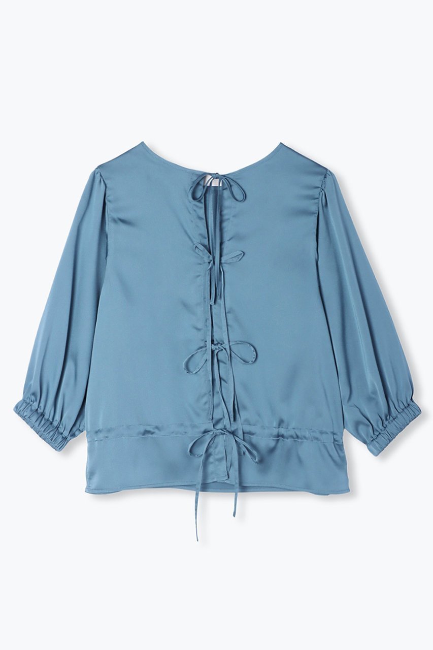 【レリル/lelill】のサージカルガウンBL 人気、トレンドファッション・服の通販 founy(ファニー) 　ファッション　Fashion　レディースファッション　WOMEN　トップス・カットソー　Tops/Tshirt　シャツ/ブラウス　Shirts/Blouses　サテン　Satin　スリーブ　Sleeve　モチーフ　Motif　リボン　Ribbon　ロング　Long　再入荷　Restock/Back In Stock/Re Arrival　羽織　Haori　other-2|ID: prp329100004523742 ipo3291000000031999900