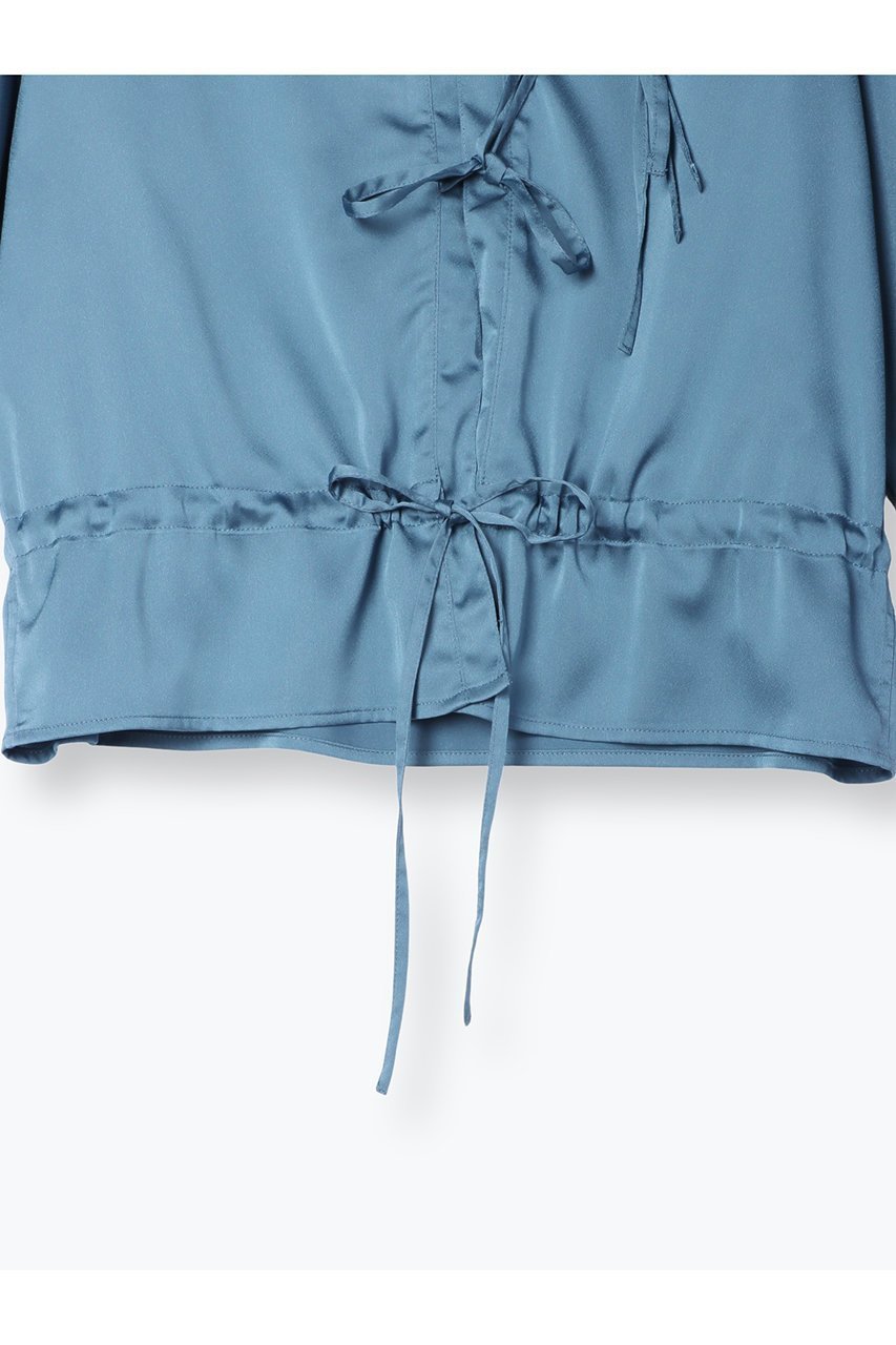 【レリル/lelill】のサージカルガウンBL 人気、トレンドファッション・服の通販 founy(ファニー) 　ファッション　Fashion　レディースファッション　WOMEN　トップス・カットソー　Tops/Tshirt　シャツ/ブラウス　Shirts/Blouses　サテン　Satin　スリーブ　Sleeve　モチーフ　Motif　リボン　Ribbon　ロング　Long　再入荷　Restock/Back In Stock/Re Arrival　羽織　Haori　other-8|ID: prp329100004523742 ipo3291000000031999907