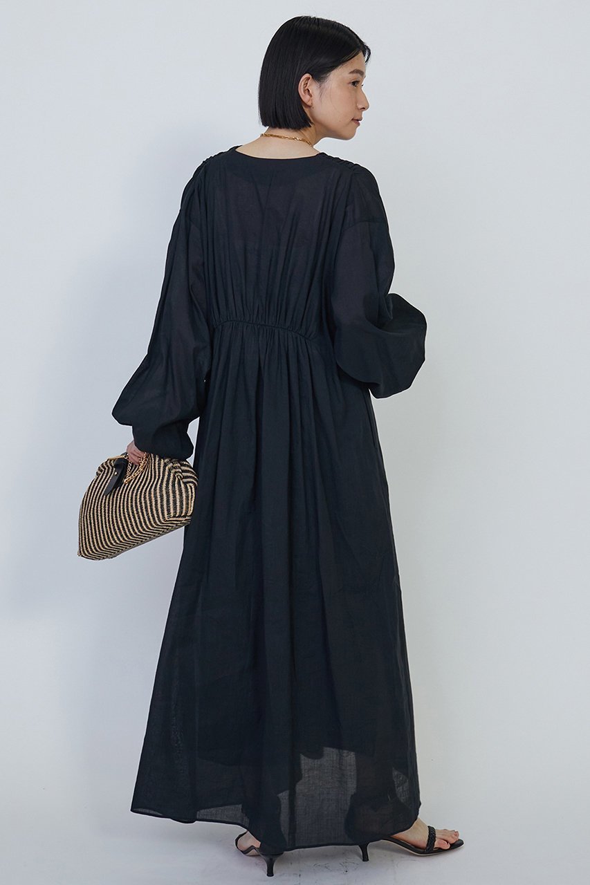 【プルミエ アロンディスモン/1er Arrondissement】のカシュクールワンピース 人気、トレンドファッション・服の通販 founy(ファニー) 　ファッション　Fashion　レディースファッション　Ladies' Fashion Online　ワンピース　Dress　チュニック　Tunic　エレガント 上品　Elegant　ギャザー　Gather　チュニック　Tunic　ペチコート　Petticoat　ロング　Long　再入荷　Restock/Back In Stock/Re Arrival　other-7|ID: prp329100004523745 ipo3291000000032138018