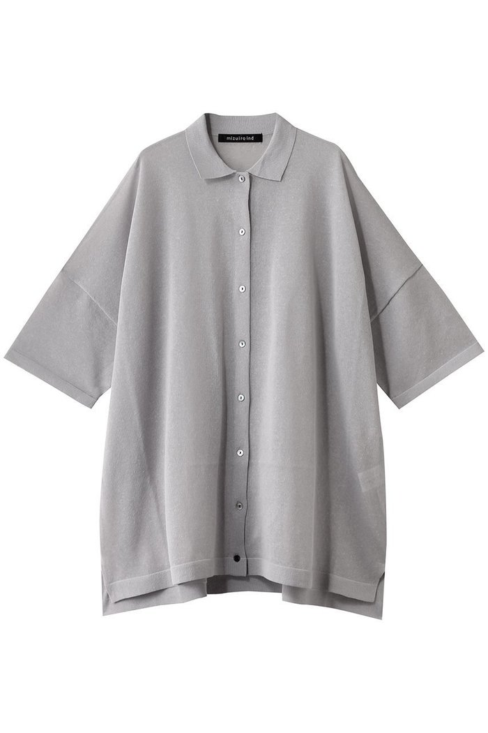 【ミズイロ インド/mizuiro ind】のwide knit shirt シャツ インテリア・キッズ・メンズ・レディースファッション・服の通販 founy(ファニー) https://founy.com/ ファッション Fashion レディースファッション WOMEN トップス・カットソー Tops/Tshirt ニット Knit Tops シャツ/ブラウス Shirts/Blouses ロング / Tシャツ T-Shirts シアー Sheer ショート Short スリーブ Sleeve ロング Long ワイド Wide 夏 Summer NEW・新作・新着・新入荷 New Arrivals 春 Spring S/S・春夏 Ss・Spring/Summer |ID: prp329100004523747 ipo3291000000031999944