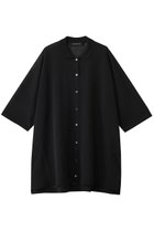 【ミズイロ インド/mizuiro ind】のwide knit shirt シャツ black|ID: prp329100004523747 ipo3291000000031999946
