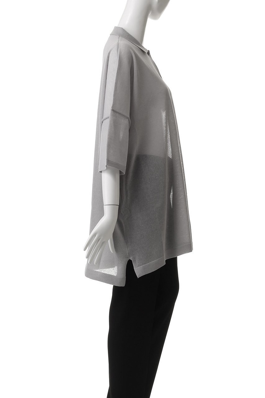 【ミズイロ インド/mizuiro ind】のwide knit shirt シャツ 人気、トレンドファッション・服の通販 founy(ファニー) 　ファッション　Fashion　レディースファッション　WOMEN　トップス・カットソー　Tops/Tshirt　ニット　Knit Tops　シャツ/ブラウス　Shirts/Blouses　ロング / Tシャツ　T-Shirts　シアー　Sheer　ショート　Short　スリーブ　Sleeve　ロング　Long　ワイド　Wide　夏　Summer　NEW・新作・新着・新入荷　New Arrivals　春　Spring　S/S・春夏　Ss・Spring/Summer　other-3|ID: prp329100004523747 ipo3291000000031999948