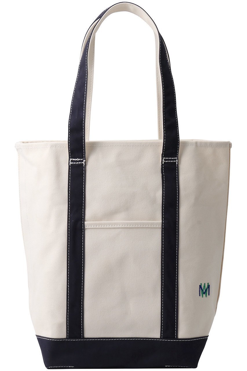 【マイ ウィークネス/MY WEAKNESS】のMaine Tote インテリア・キッズ・メンズ・レディースファッション・服の通販 founy(ファウニー) 　ファッション　Fashion　レディースファッション　Fashion for Women　バッグ　Bags　ジップ　Zip, Zipper　エクリュ×ネイビー|ID: prp329100004523764 ipo3291000000036920691