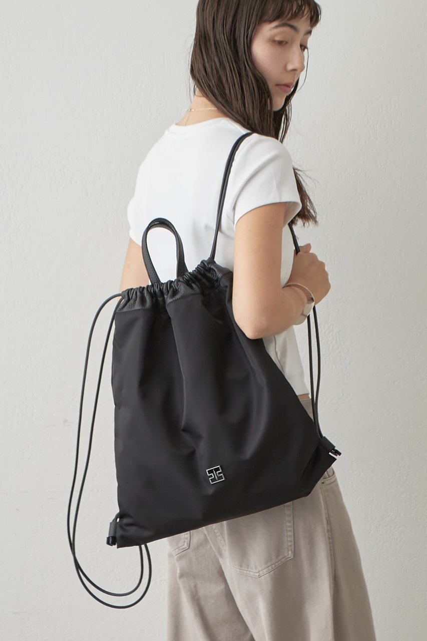 【イアクッチ/IACUCCI】のアーゴ ナップサック NYLON/CERVO 人気、トレンドファッション・服の通販 founy(ファニー) 　ファッション　Fashion　レディースファッション　Fashion for Women　バッグ　Bags　おすすめ　Recommended / Our Picks　エレガント 上品　Elegant　ラップ　Wrap, Wrap Design　リュック　Backpack, Rucksack　人気　Popular, Best Seller　巾着　Drawstring Bag, Kinchaku　旅行　Travel　other-2|ID: prp329100004523767 ipo3291000000032798089