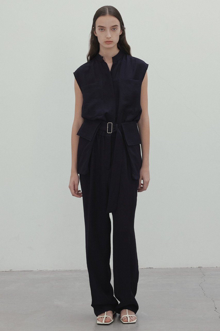 【ベイジ,/BEIGE,】のBERNARD(ベルナール)/リネンノースリーブオールインワン 人気、トレンドファッション・服の通販 founy(ファニー) 　ファッション　Fashion　レディースファッション　Fashion for Women　パンツ　Pants & Trousers　センター　Center, Center Line　リラックス　Relax, Relaxed Fit　ワイド　Wide, Wide Fit　エレガント 上品　Elegant　再入荷　Restock / Back in Stock　other-6|ID: prp329100004523772 ipo3291000000032813216