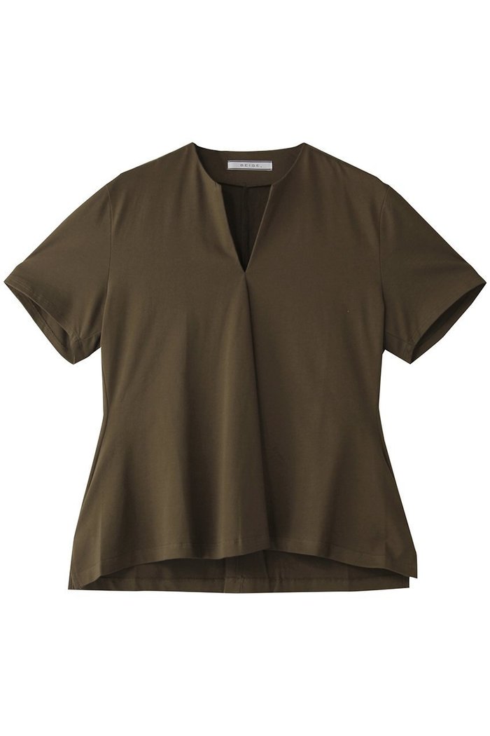 【ベイジ,/BEIGE,】のSTOCK(ストック)/オーガニックコットン半袖Vスリットトップス インテリア・キッズ・メンズ・レディースファッション・服の通販 founy(ファニー) https://founy.com/ ファッション Fashion レディースファッション WOMEN トップス・カットソー Tops/Tshirt シャツ/ブラウス Shirts/Blouses ロング / Tシャツ T-Shirts カットソー Cut and Sewn ショート Short シンプル Simple スリット Slit スリーブ Sleeve 半袖 Short Sleeve NEW・新作・新着・新入荷 New Arrivals |ID: prp329100004523773 ipo3291000000032000142