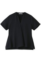【ベイジ,/BEIGE,】のSTOCK(ストック)/オーガニックコットン半袖Vスリットトップス Navy|ID: prp329100004523773 ipo3291000000032000144