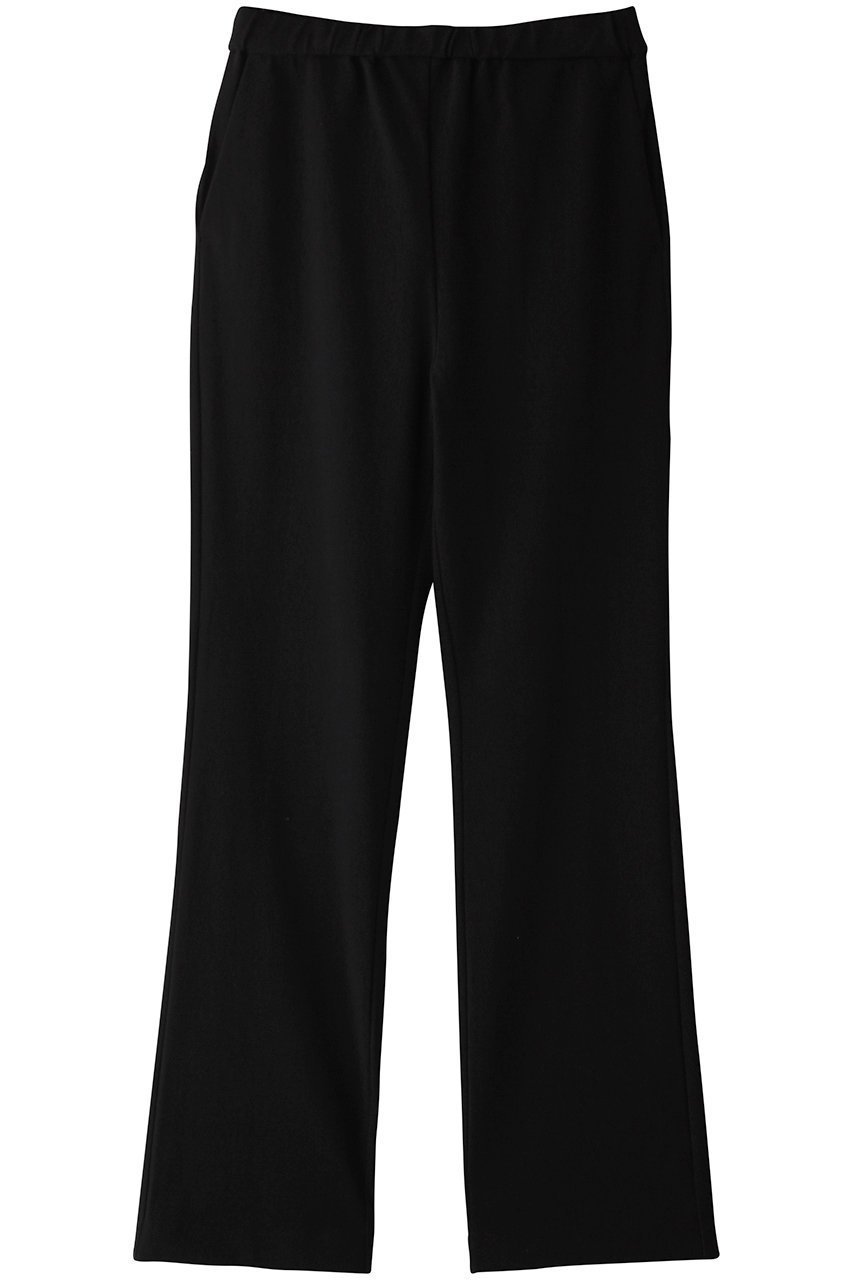 【ミディウミソリッド/MIDIUMISOLID】のrib fit straight PT.S パンツ インテリア・キッズ・メンズ・レディースファッション・服の通販 founy(ファニー) ファッション Fashion レディースファッション Fashion for Women パンツ Pants & Trousers ストレート Straight, Straight Cut バランス Balance, Style Balance フレア Flare, Flared black|ID: prp329100004523774 ipo3291000000034336786