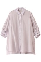 【ミディウミソリッド/MIDIUMISOLID】のsheer slit slv tunic shirt.S シャツ pink|ID: prp329100004523775 ipo3291000000032000158