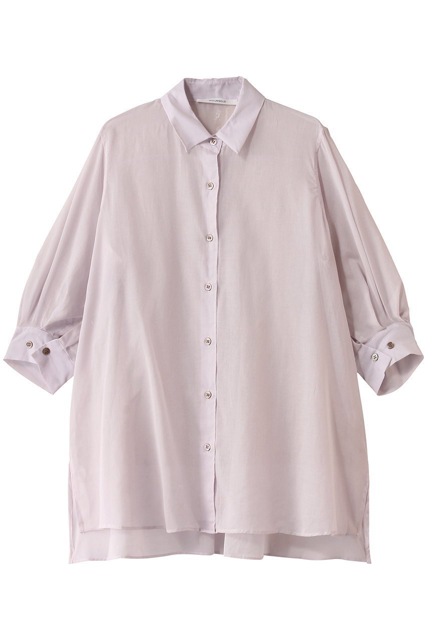 【ミディウミソリッド/MIDIUMISOLID】のsheer slit slv tunic shirt.S シャツ インテリア・キッズ・メンズ・レディースファッション・服の通販 founy(ファニー) 　ファッション　Fashion　レディースファッション　Ladies' Fashion Online　トップス・カットソー　Tops/Tshirt　シャツ/ブラウス　Shirts/Blouses　インナー　Inner　シアー　Sheer　ショート　Short　シンプル　Simple　スリーブ　Sleeve　チュニック　Tunic　トレンド　Trend　人気　Popularity　夏　Summer　pink|ID: prp329100004523775 ipo3291000000032000158